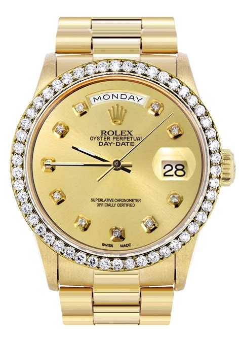 rolex gold dial